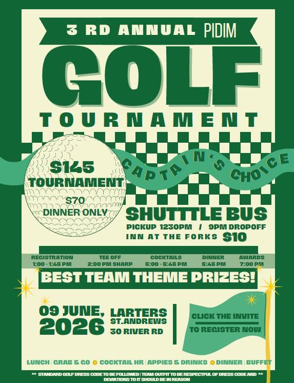 2026 Agenda - Golf