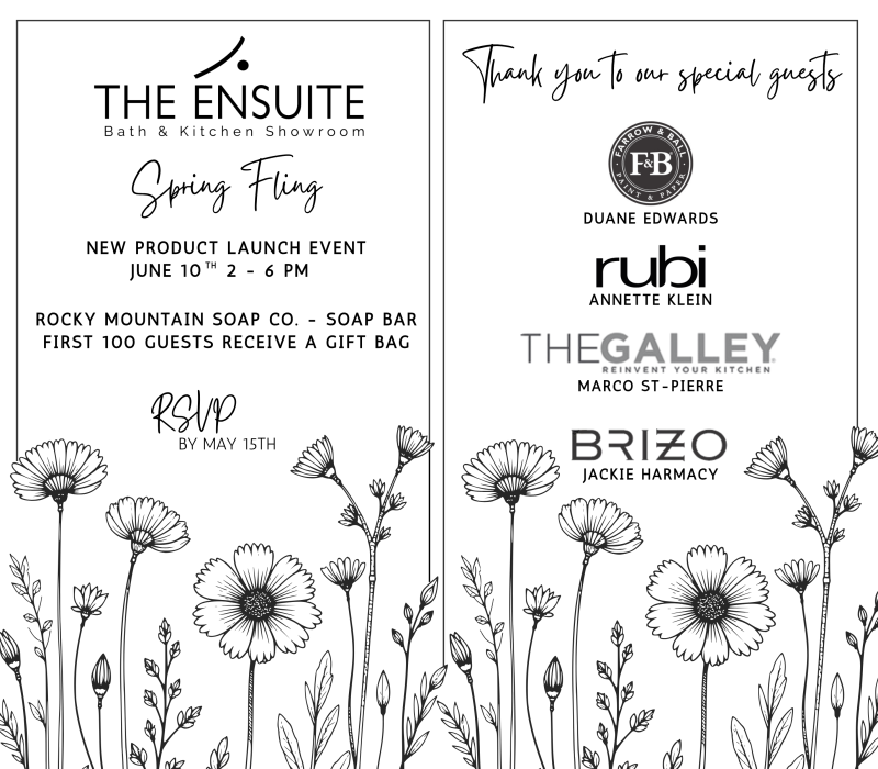 Invite Picture - Flowers and Text